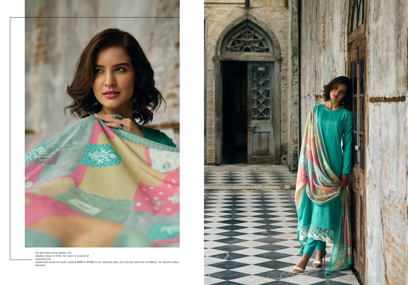 Sadhana Sufiyana Pant Style Dress Material Catalog Lowest Price